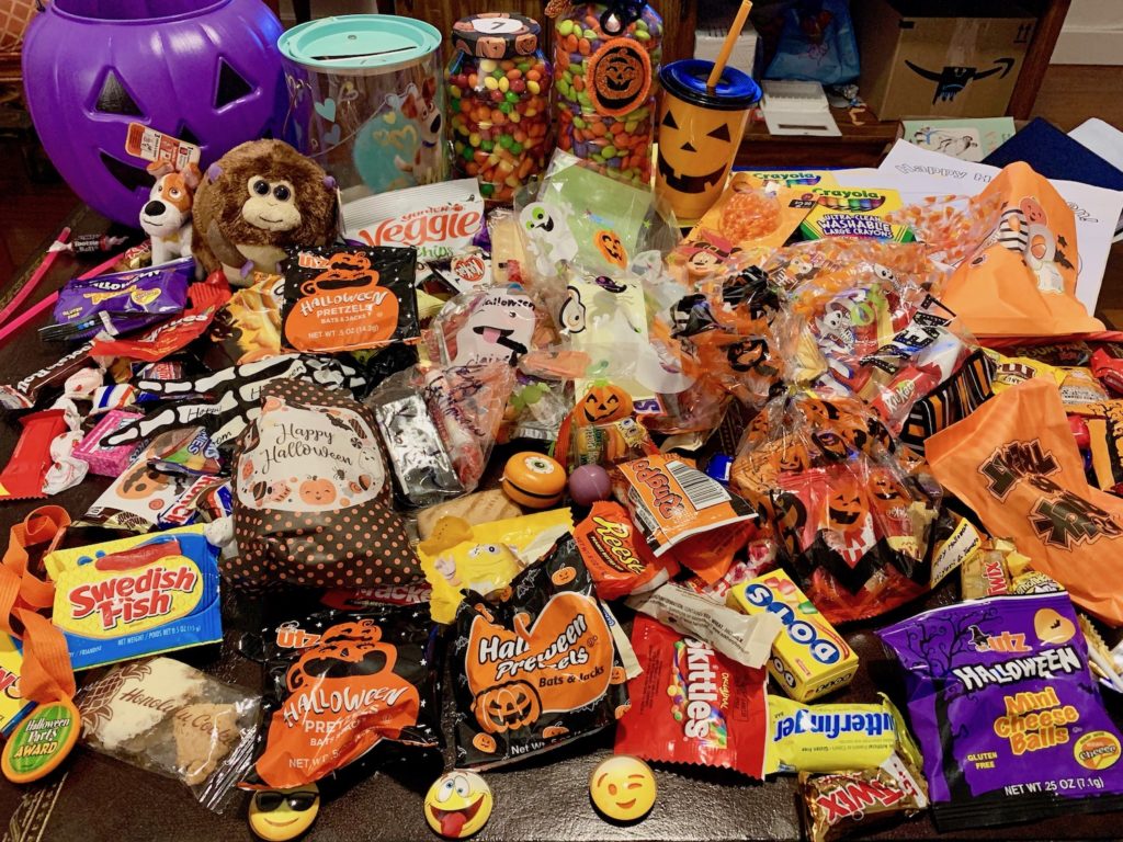 ハロウィンでもらったお菓子
