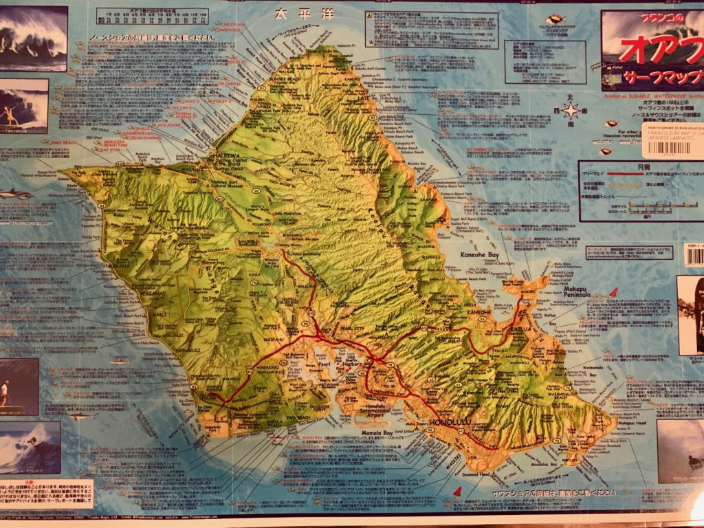 フランコのオアフ島サーフマップ
