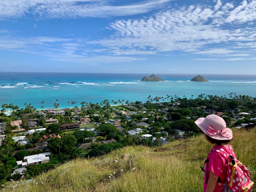 ラニカイビーチに浮かぶ二つの島