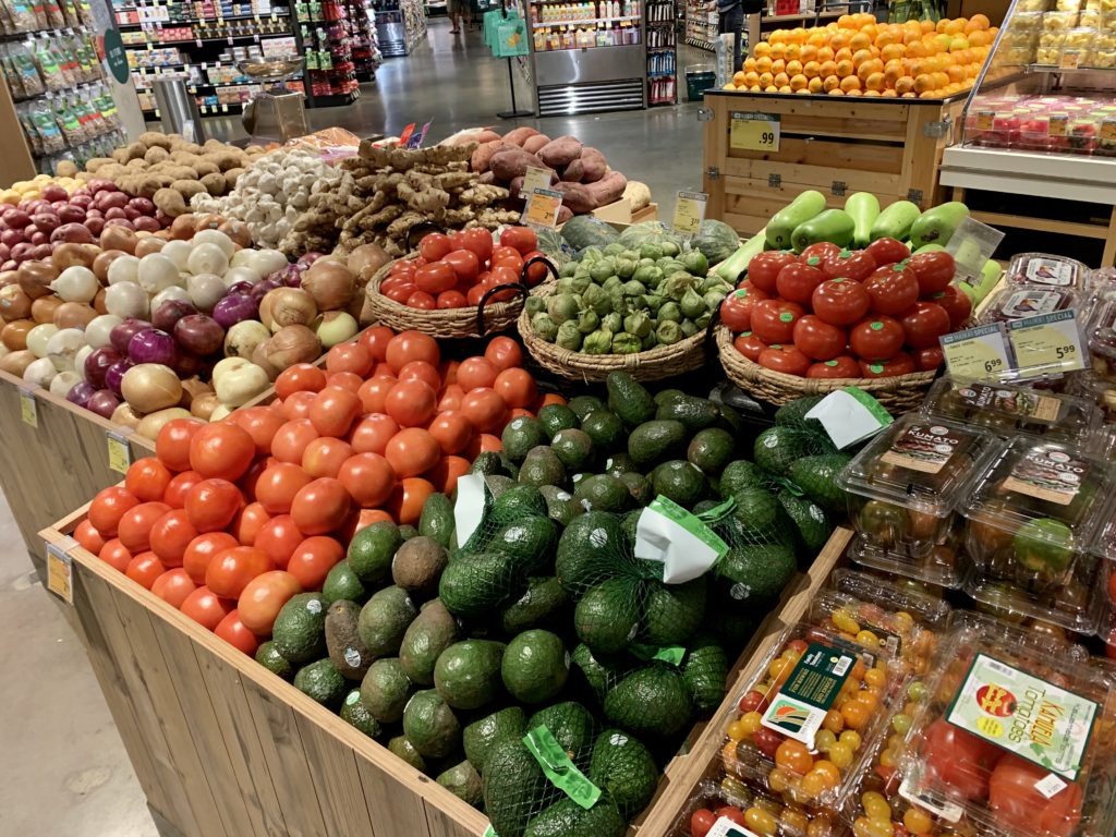 色とりどりの野菜がきれい